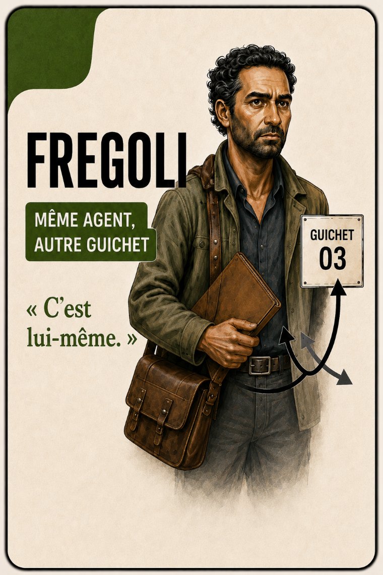 Carte personnage Frégoli